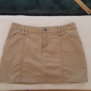 Maurices Khaki skort mini skirt
